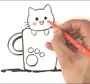 Включи как нарисовать котика