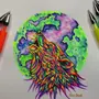 Рисунки цветными ручками