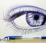 Рисунки синей ручкой