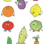 Овощи рисунок для детей
