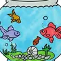 Рисунок Аквариума С Рыбками Для Детей
