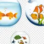 Рисунок аквариума с рыбками для детей