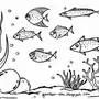 Рисунок аквариума с рыбками для детей