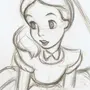Алиса в стране чудес рисунок карандашом
