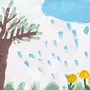 Рисунок весна в детский сад