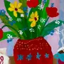 Весенний букет рисунок для детей