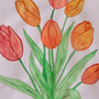 Весенний Букет Рисунок Для Детей