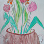 Весенний Букет Рисунок Для Детей
