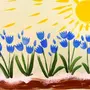 Рисунки гуашью на тему весна