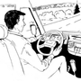 Рисунок водитель