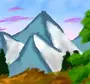 Рисунок красота гор