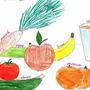 Рисунок овощи и фрукты полезные продукты