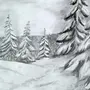 Как Нарисовать Зиму