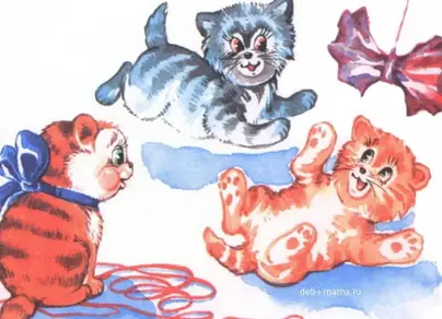 Рисунок к произведению михалкова котята