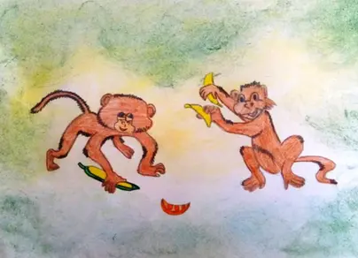 Рисунок к произведению житкова про обезьянку