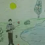 Рисунок к рассказу васюткино озеро