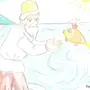 Рисунок к сказке о золотой рыбке