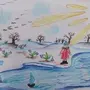 Рисунок к стихотворению весенние воды