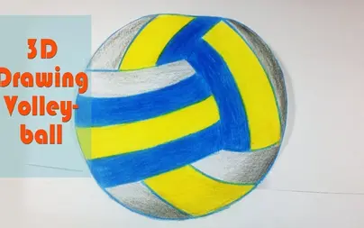 Волейбольный мяч рисунок
