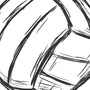 Волейбольный мяч рисунок