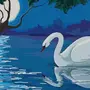 Лебедушка есенин рисунок