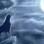 Волк Воет На Луну Рисунок