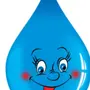Рисунок капелька воды для детей