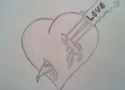 Рисунки для срисовки любовь