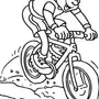 Велосипедист Рисунок