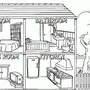 Рисунок квартиры для английского языка 3 класс