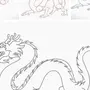 Рисунок Китайского Дракона Для Срисовки