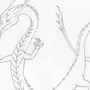 Рисунок китайского дракона для срисовки