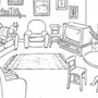 Рисунок Комнаты С Мебелью Для Английского