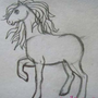 Рисунок Конь С Розовой Гривой