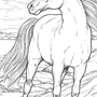 Лошадь Рисунок Карандашом