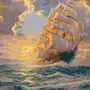 Рисунок Корабль В Море