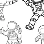 Скафандр космонавта рисунок