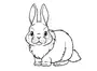Рисунок кролика для срисовки
