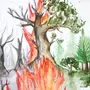 Рисунок Лесные Пожары