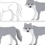 Волк Рисунок Для Детей