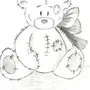 Рисунок медведя для срисовки