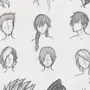 Как нарисовать аниме волосы парня