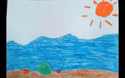 Рисунок моря 2 класс