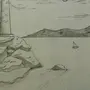 Нарисовать Море Карандашом