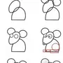Как нарисовать мышку