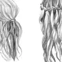 Волосы Карандашом
