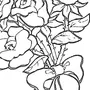 Роза на 8 марта рисунок