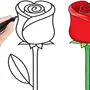 Роза На 8 Марта Рисунок