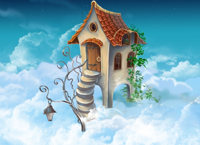 Сказочный домик рисунок для детей