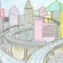 Детский Рисунок Город Будущего